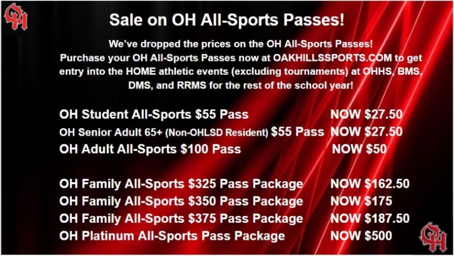 Half Price Passes